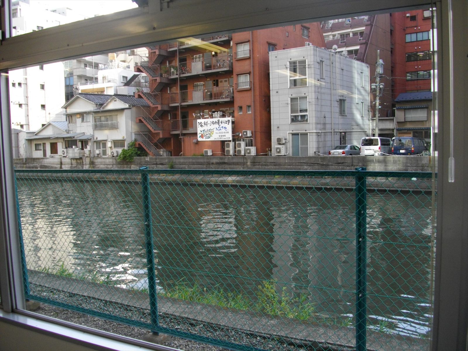 亀島川を臨む眺望
