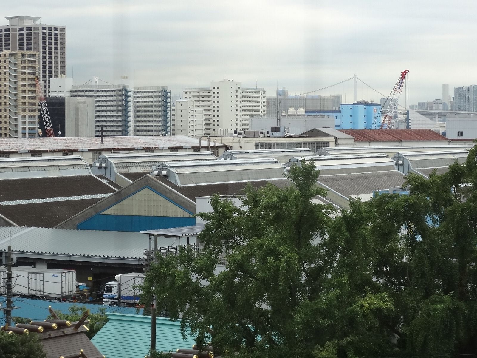 眺望（築地市場方面）