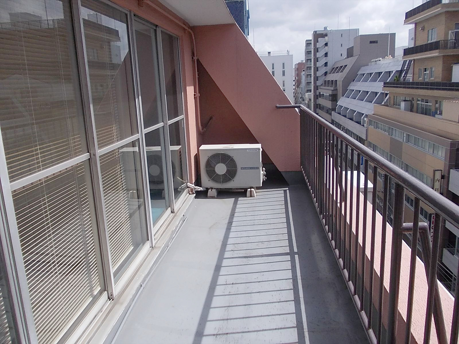 バルコニー完備