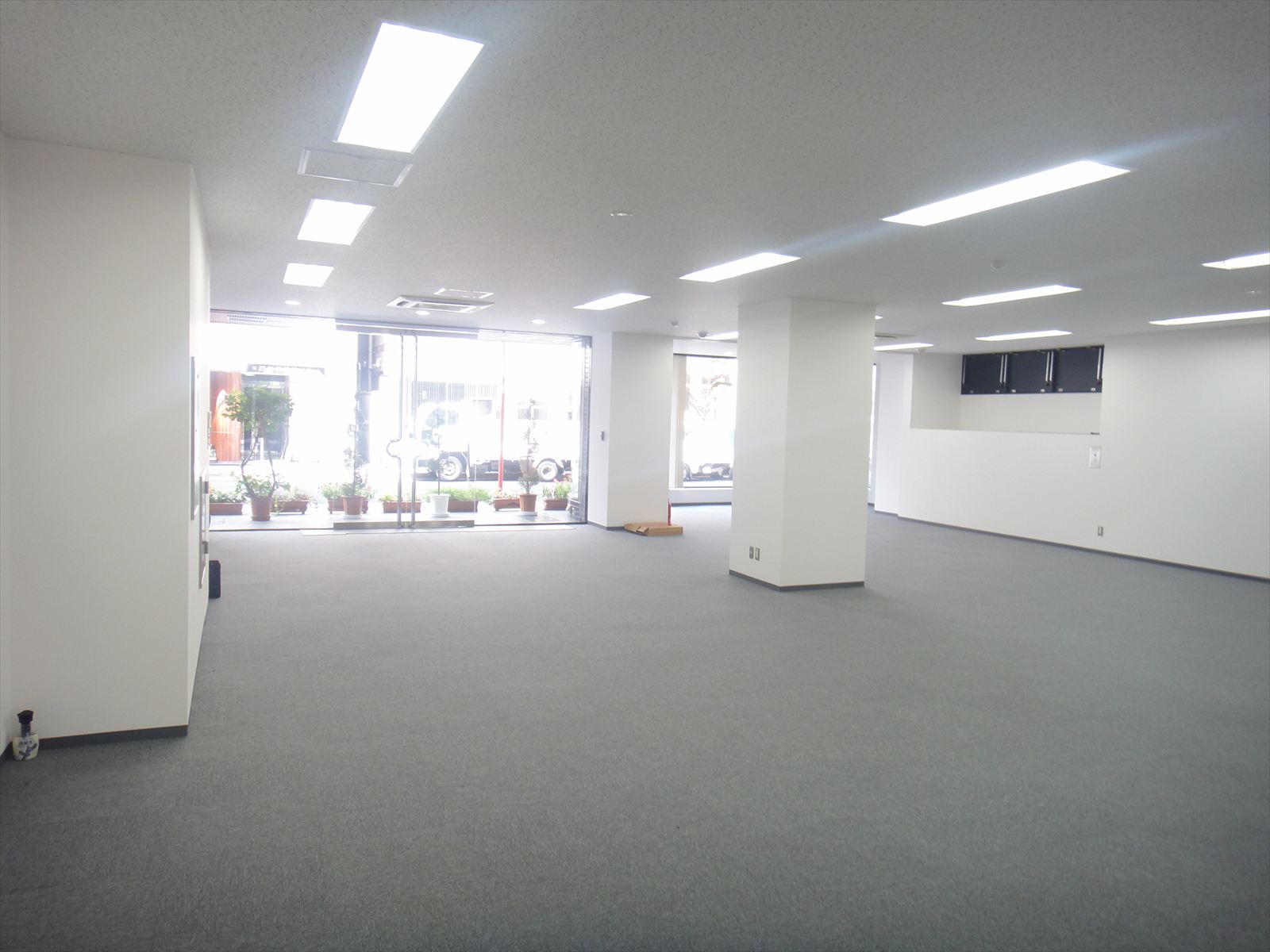 解放感のある1階貸室