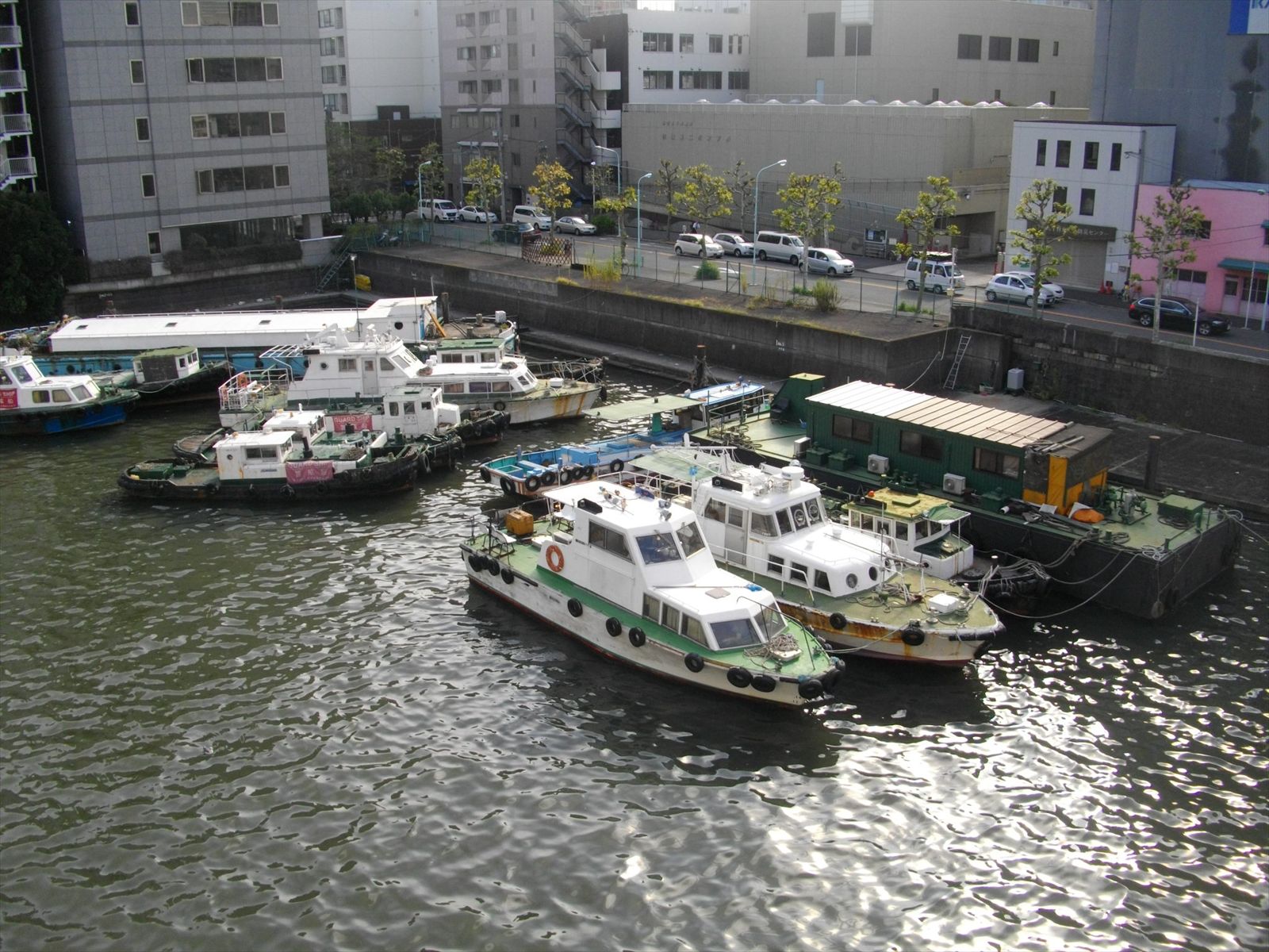 亀島川を望む眺望