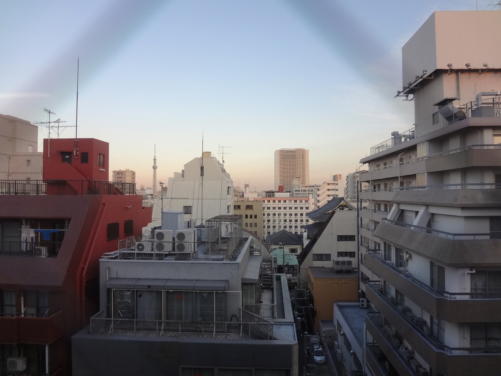 スカイツリーが見える眺望