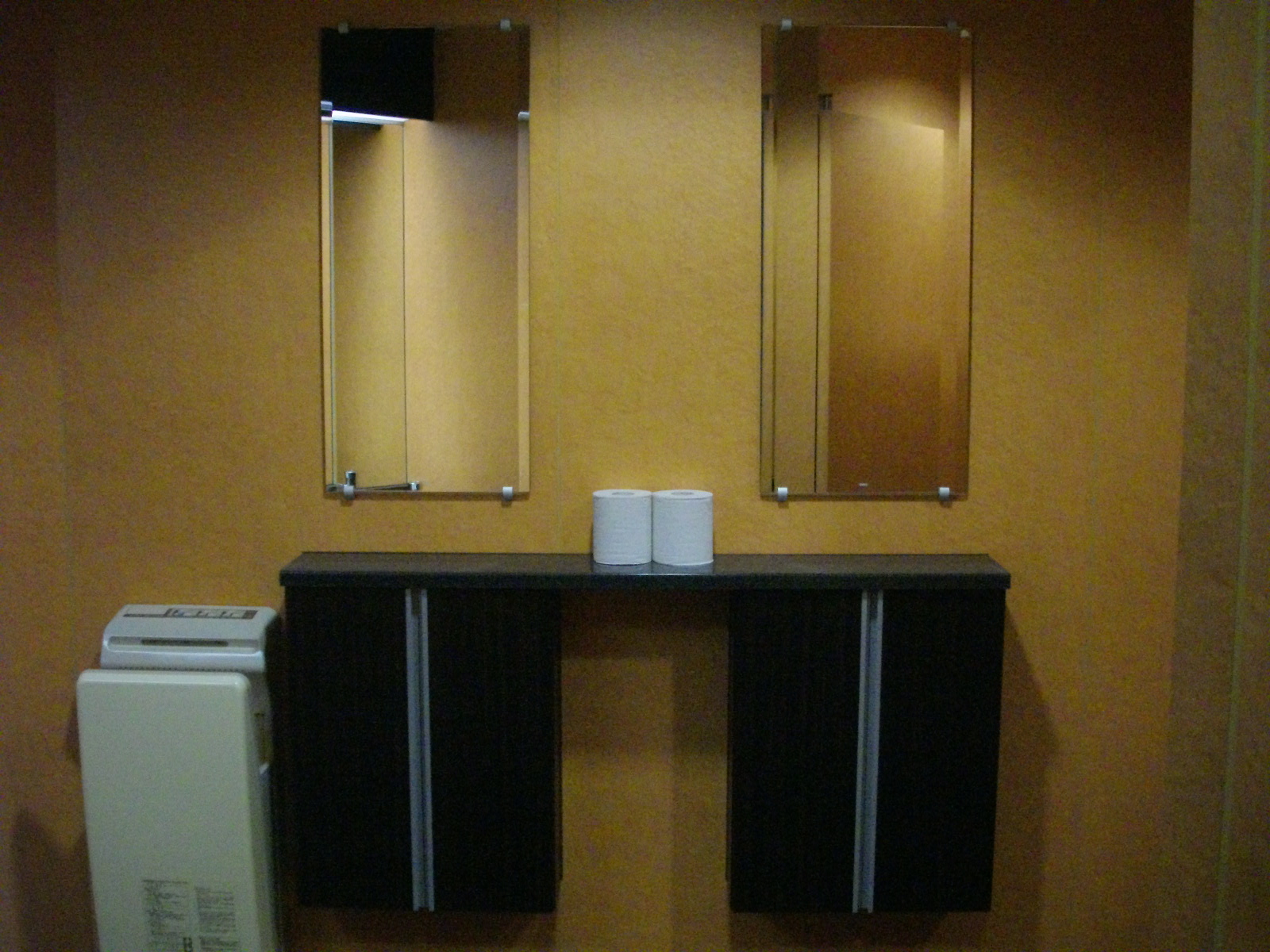 女性用トイレの小物入れ