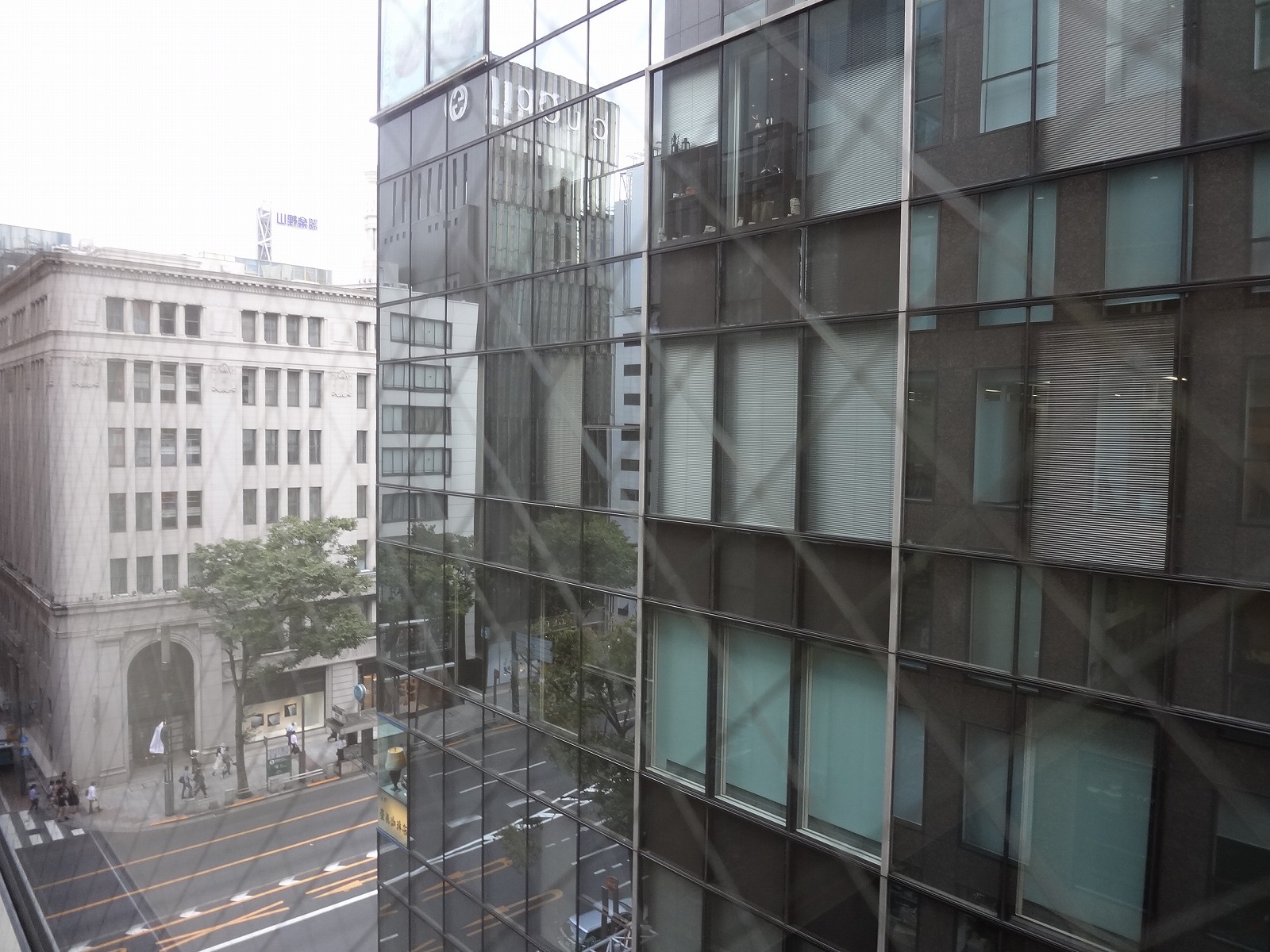 眺望（晴海通り方面）