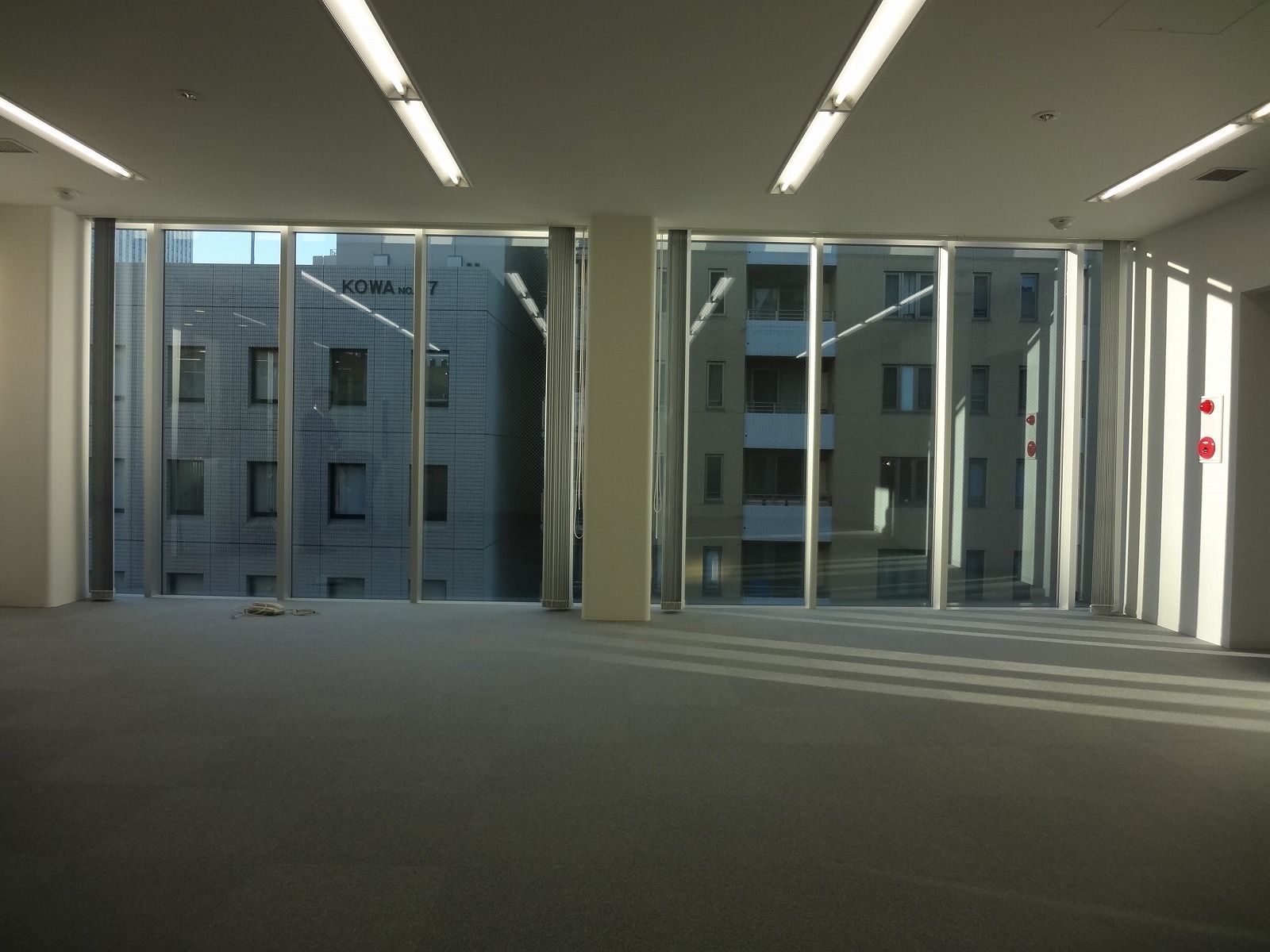 窓際の様子