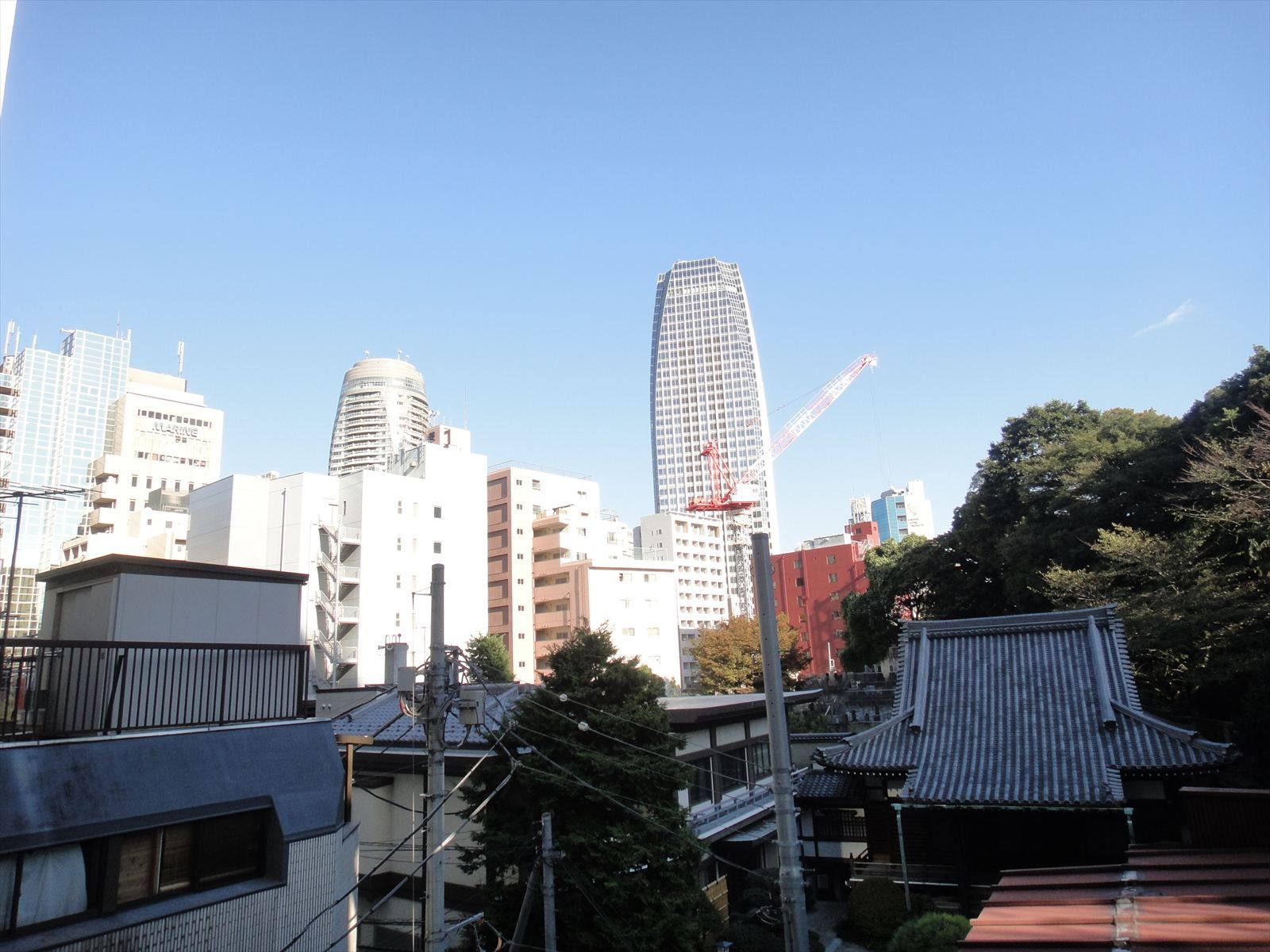 抜けた眺望