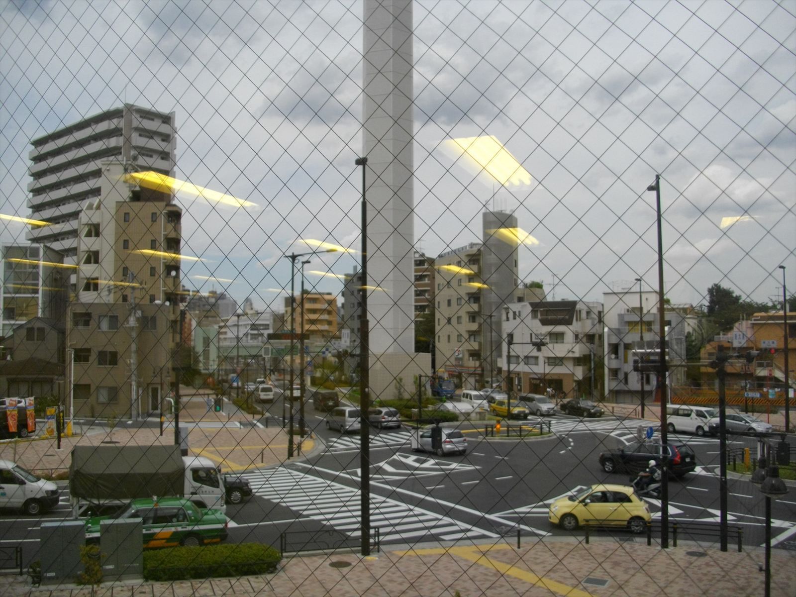 室内から見た景色