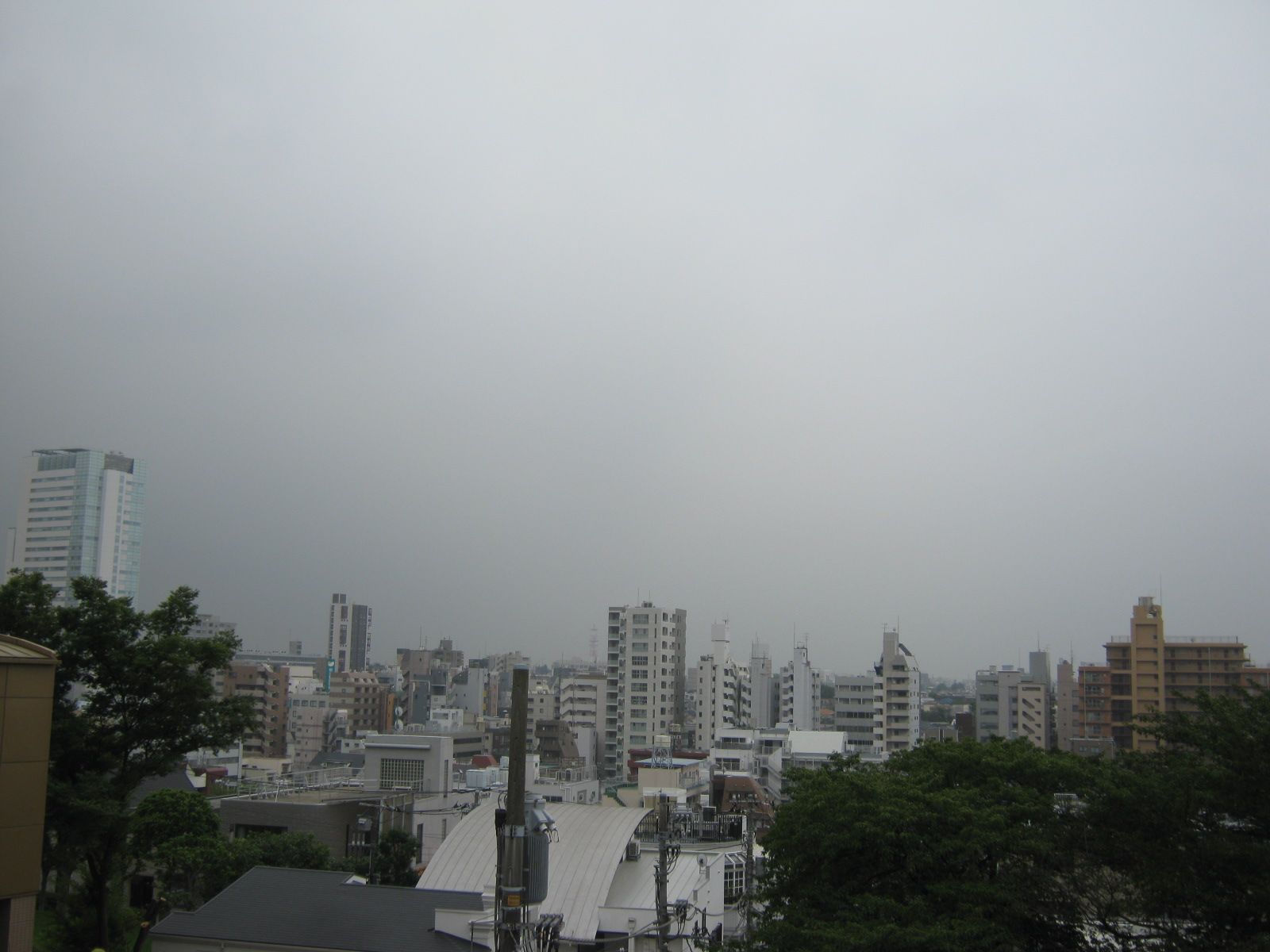 旧山手通りを望む眺望