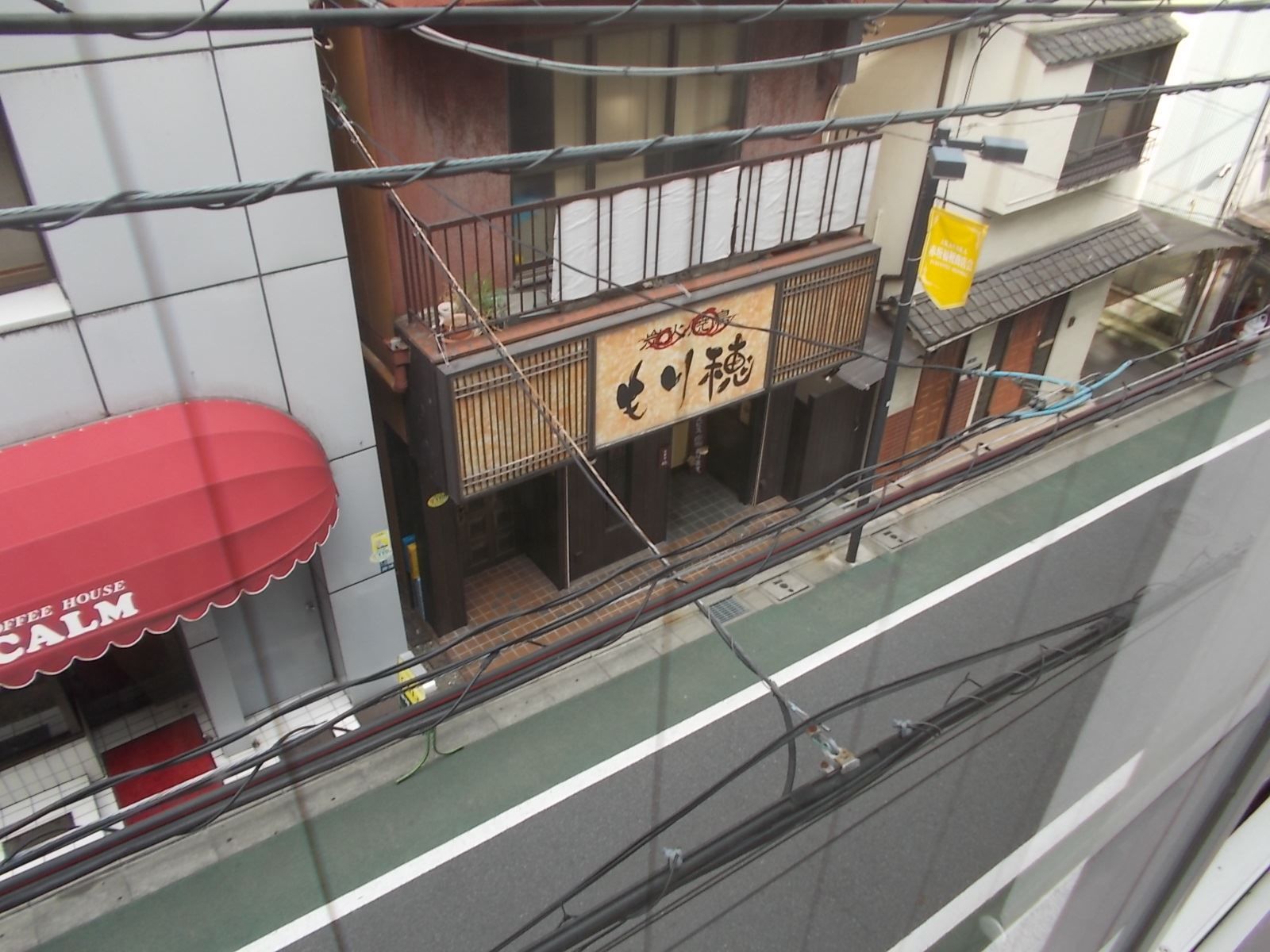 窓際から見た景色