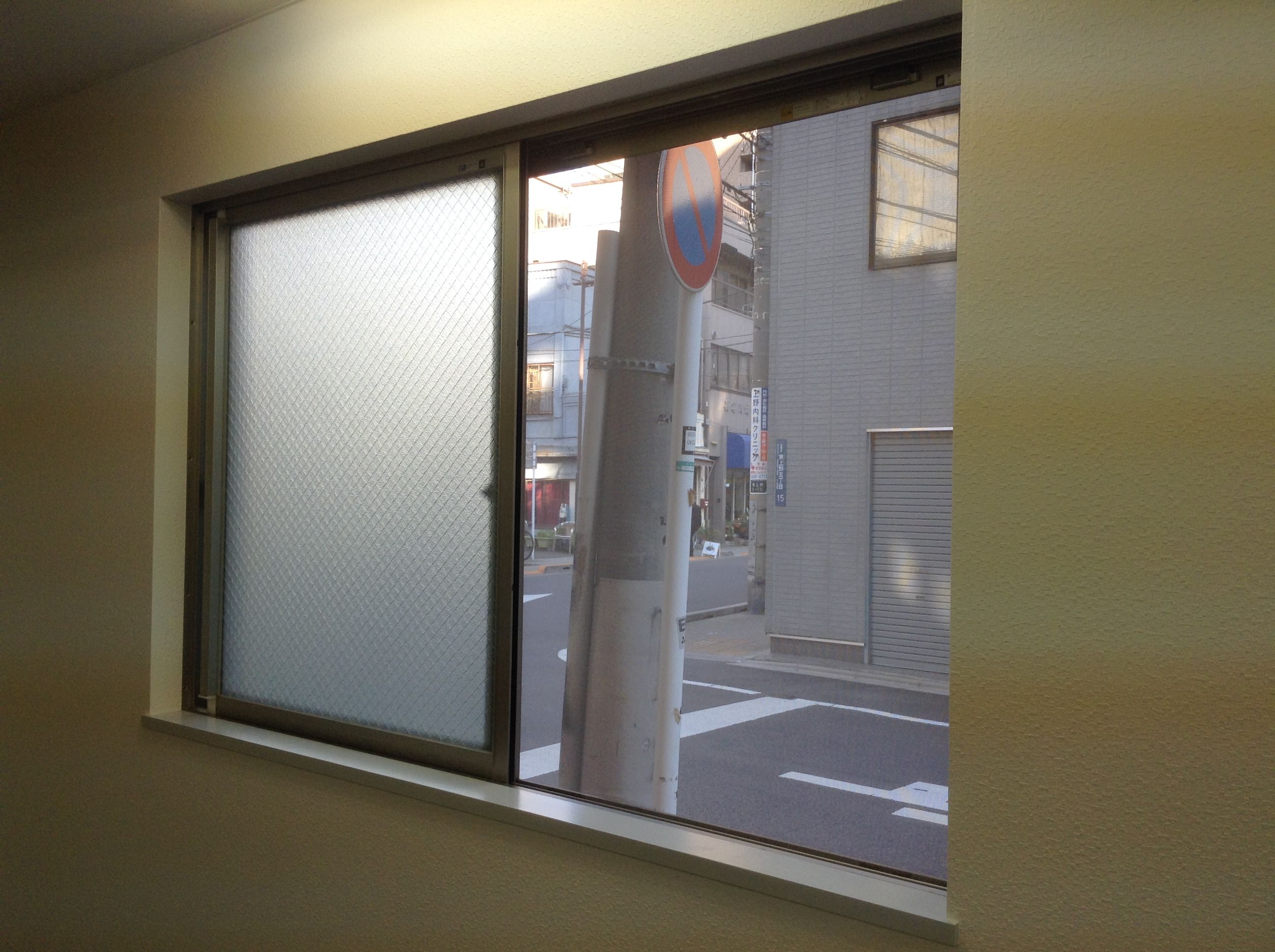 窓面からの景色