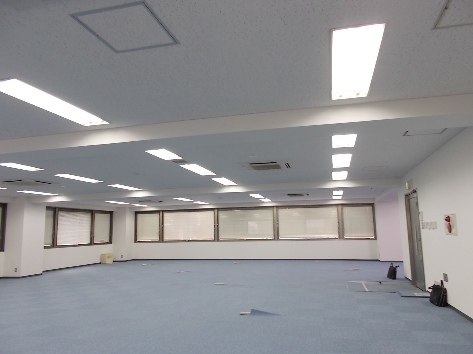 二面採光で明るい室内