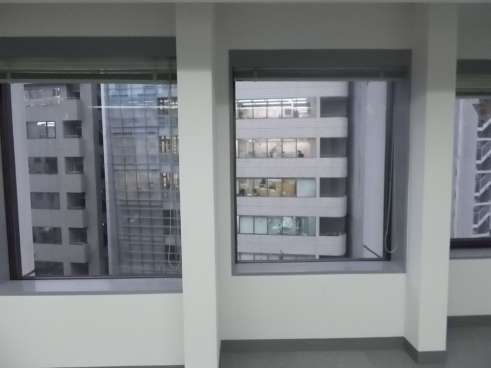 窓際の様子