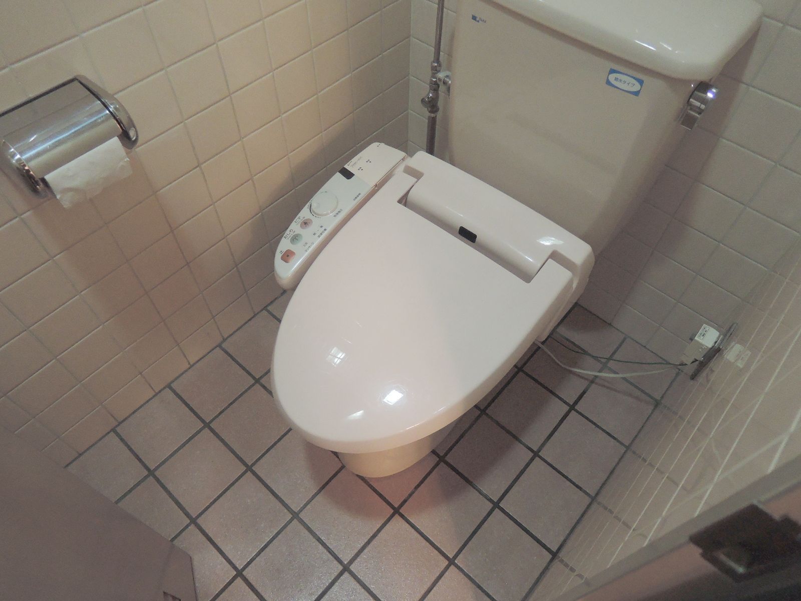 トイレは男女同タイプです