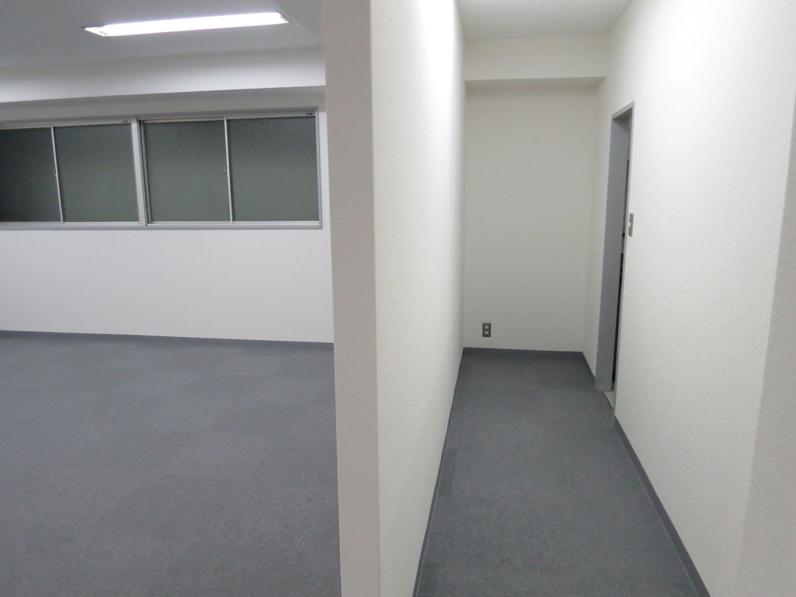 入口部分に間仕切り有り
