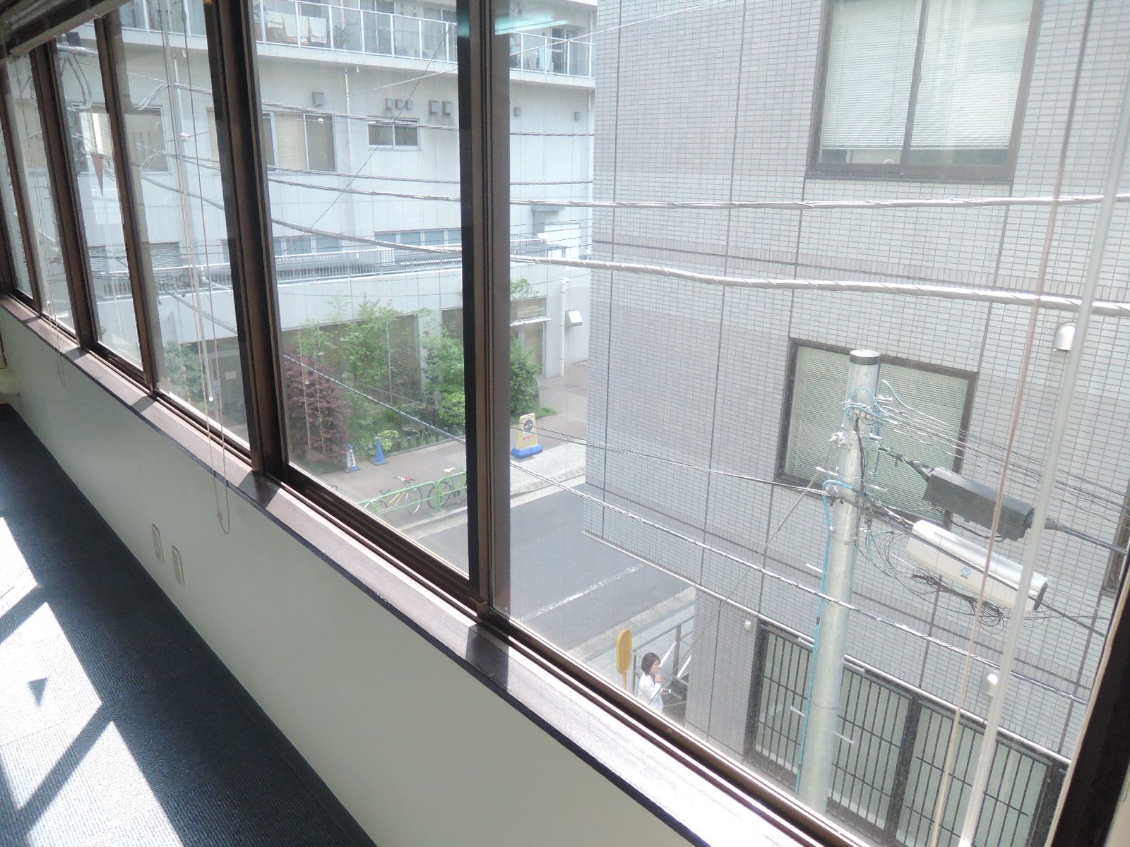 採光の良い窓面