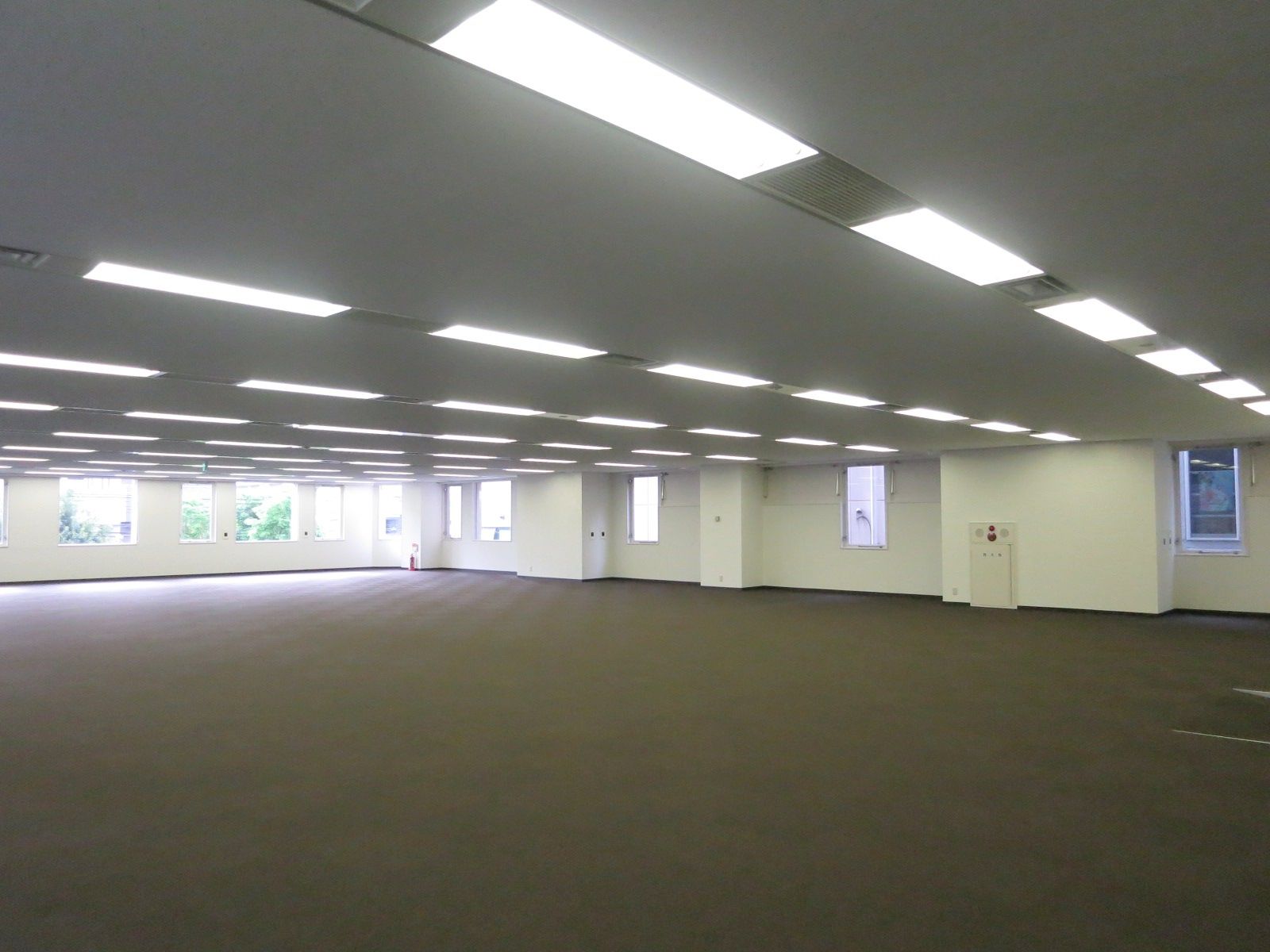 無柱でレイアウトしやすい空間