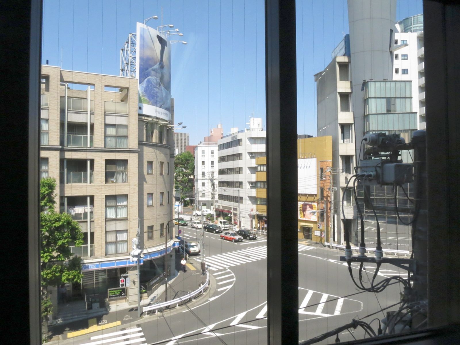 外苑西通りが見える眺望