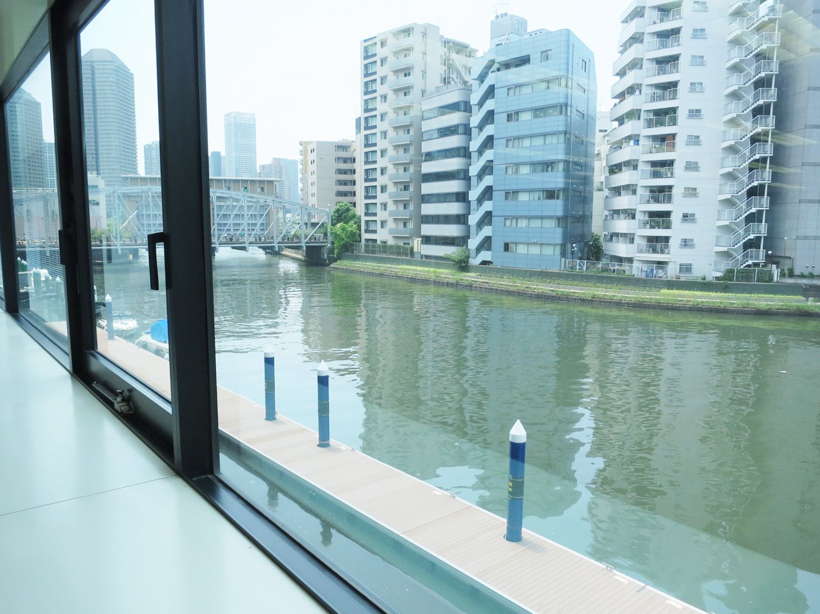 隅田川が見える立地