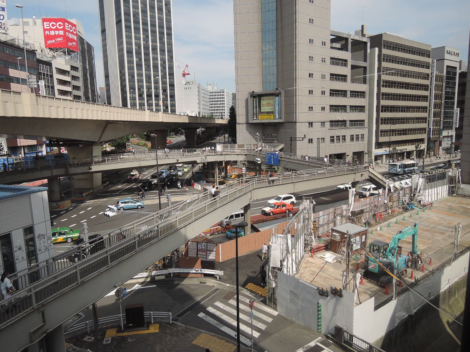 渋谷駅周辺を見渡す眺望