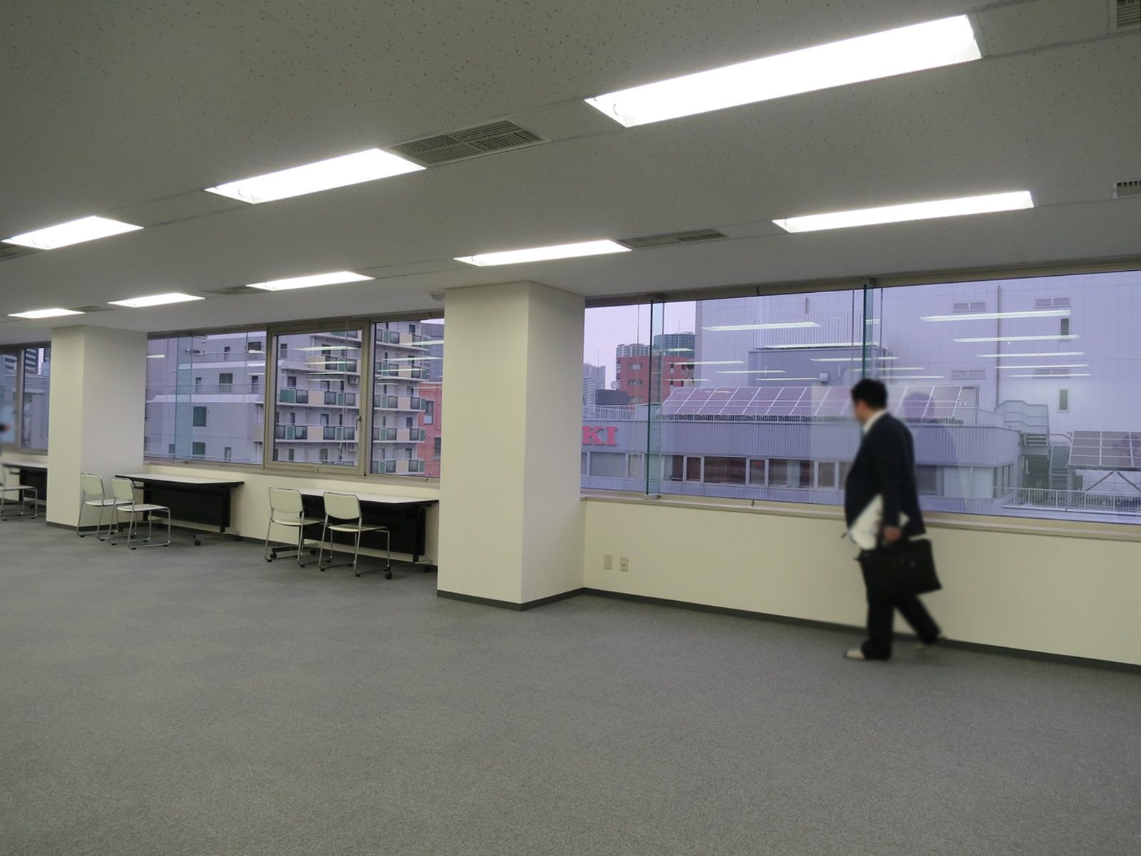 窓際の様子