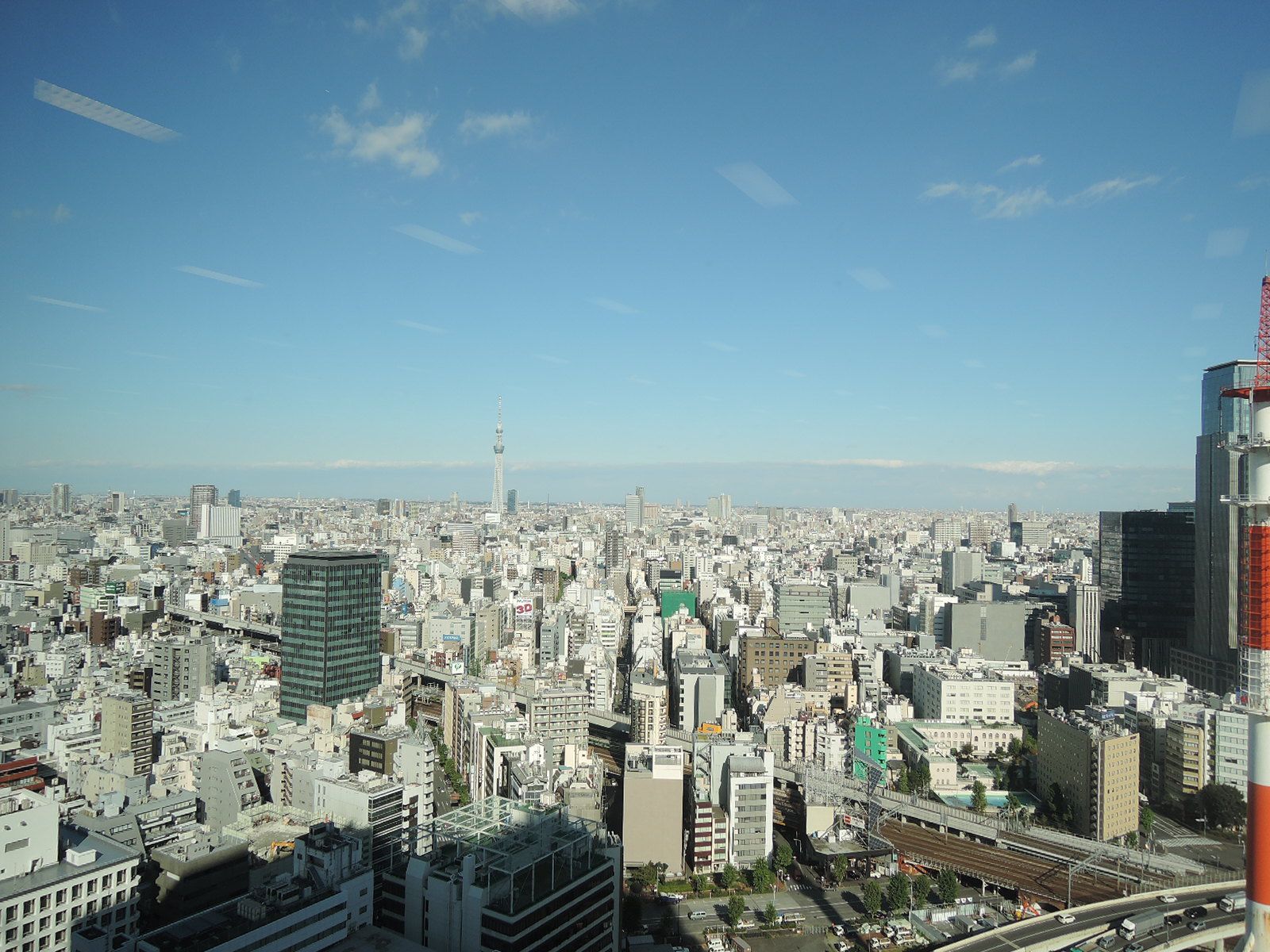 スカイツリーが見える眺望