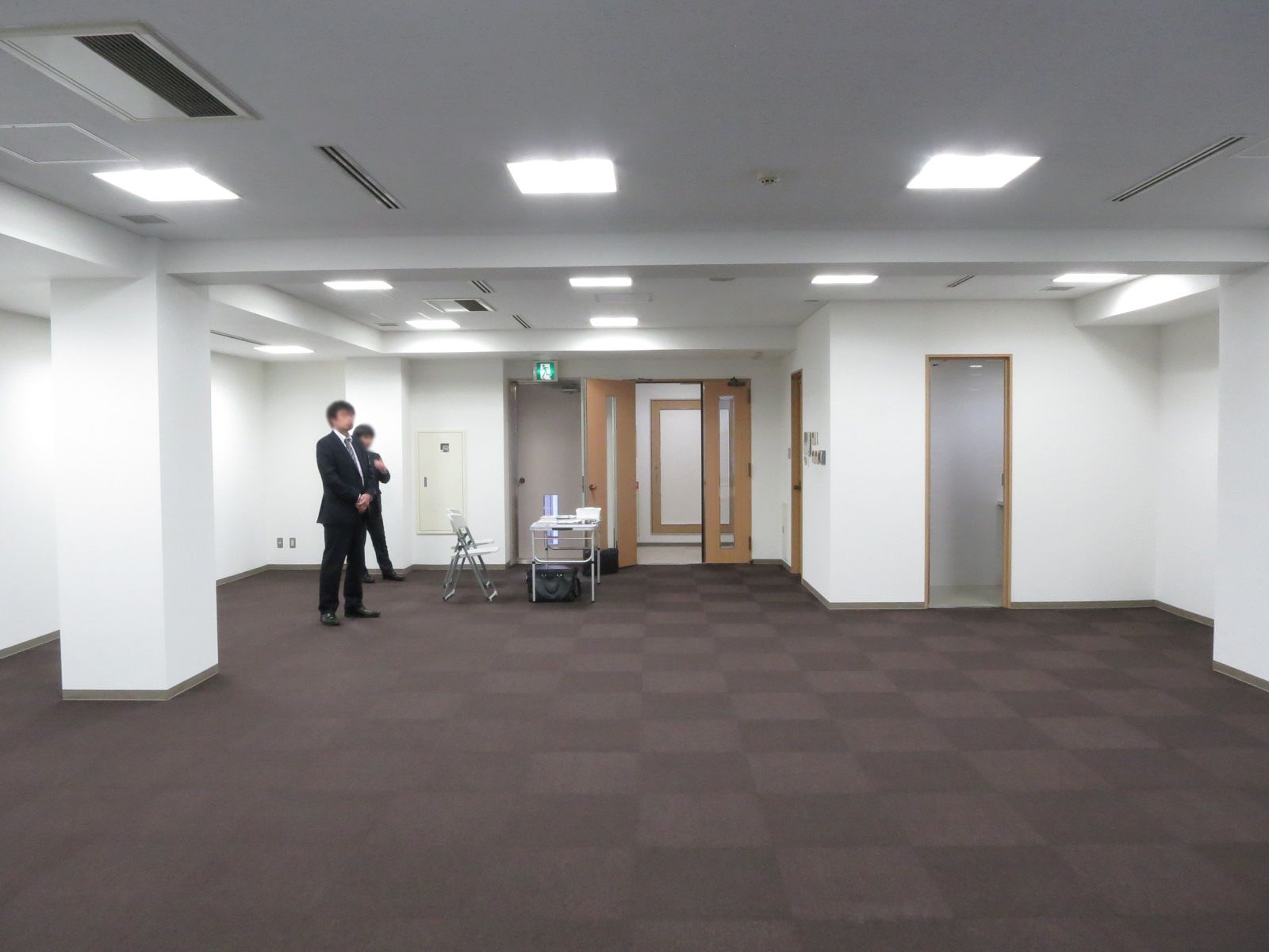 奥行きのあるフロア