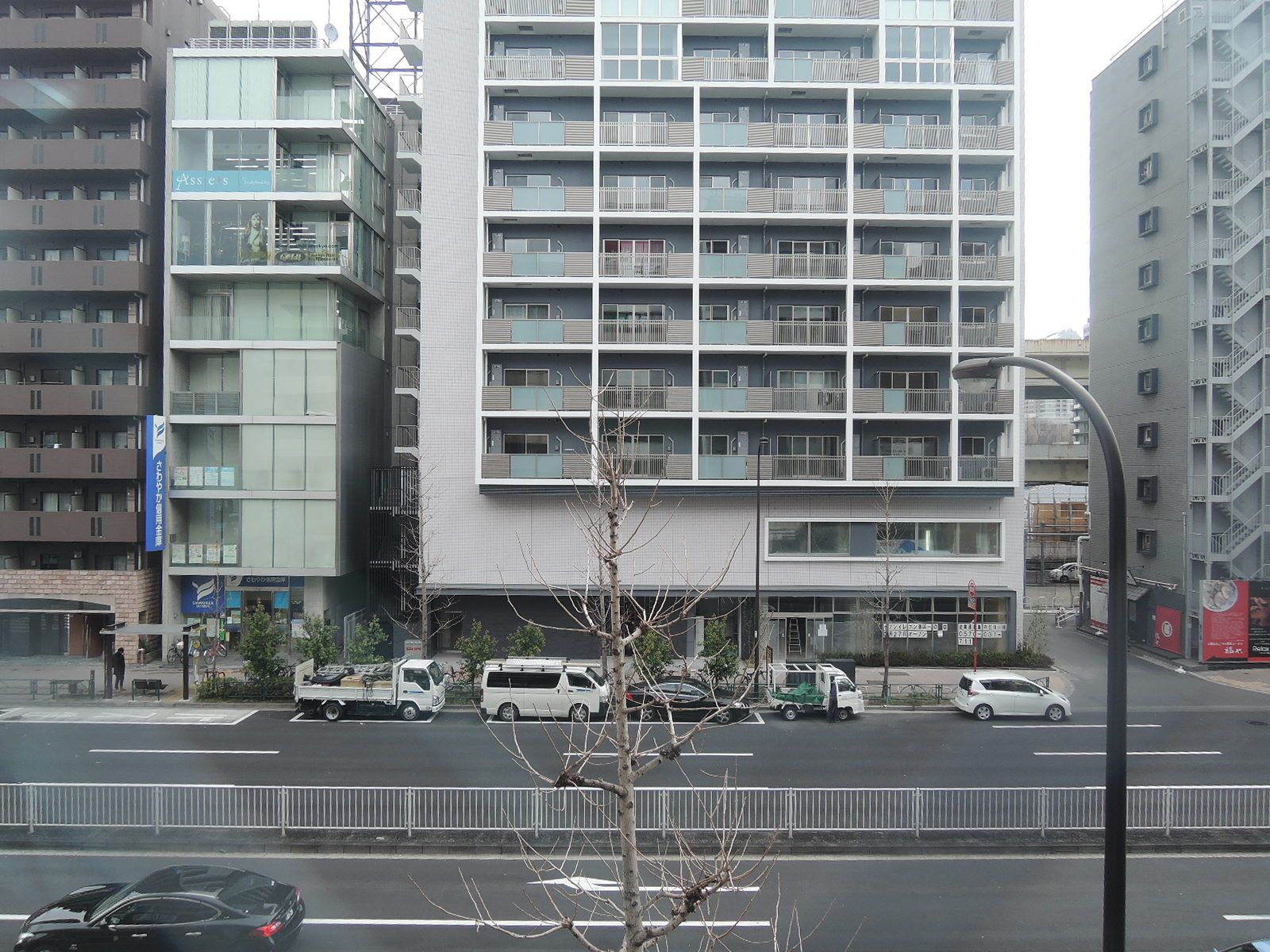 麻布通りを見下ろす眺望