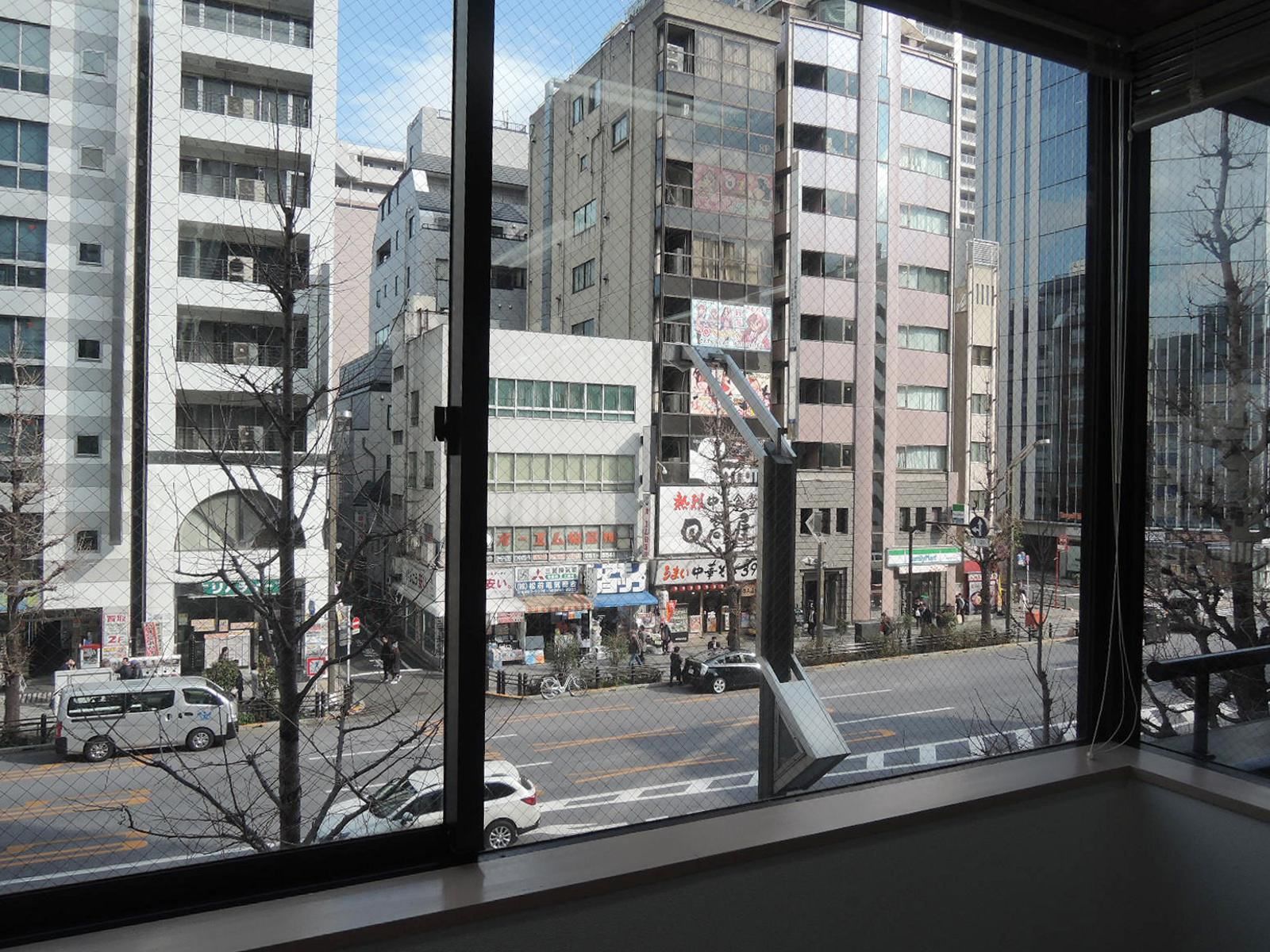 窓から見える景色