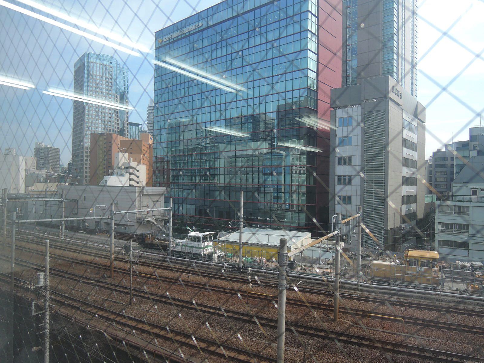 線路が見える眺望
