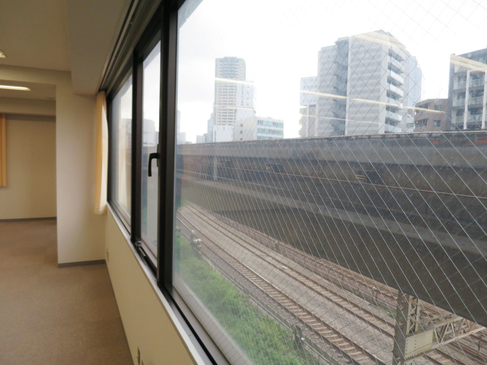 線路が見える眺望