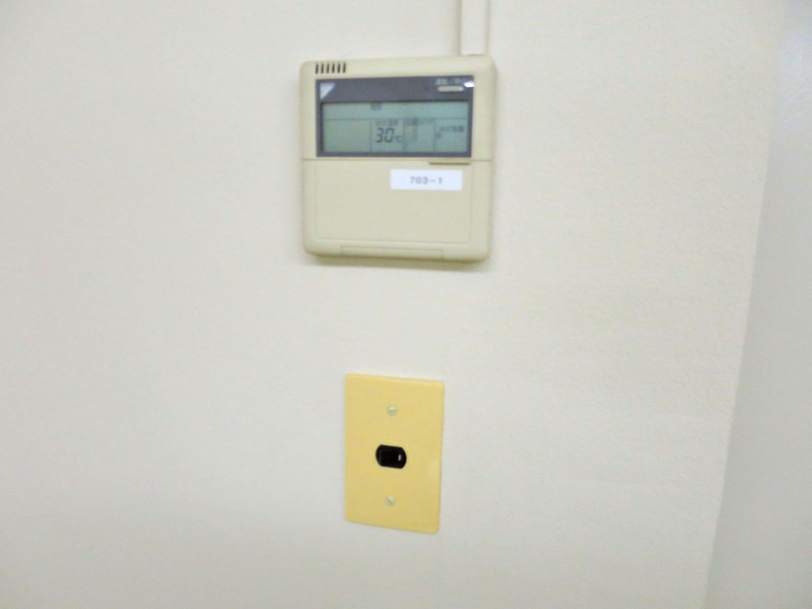 空調のスイッチ