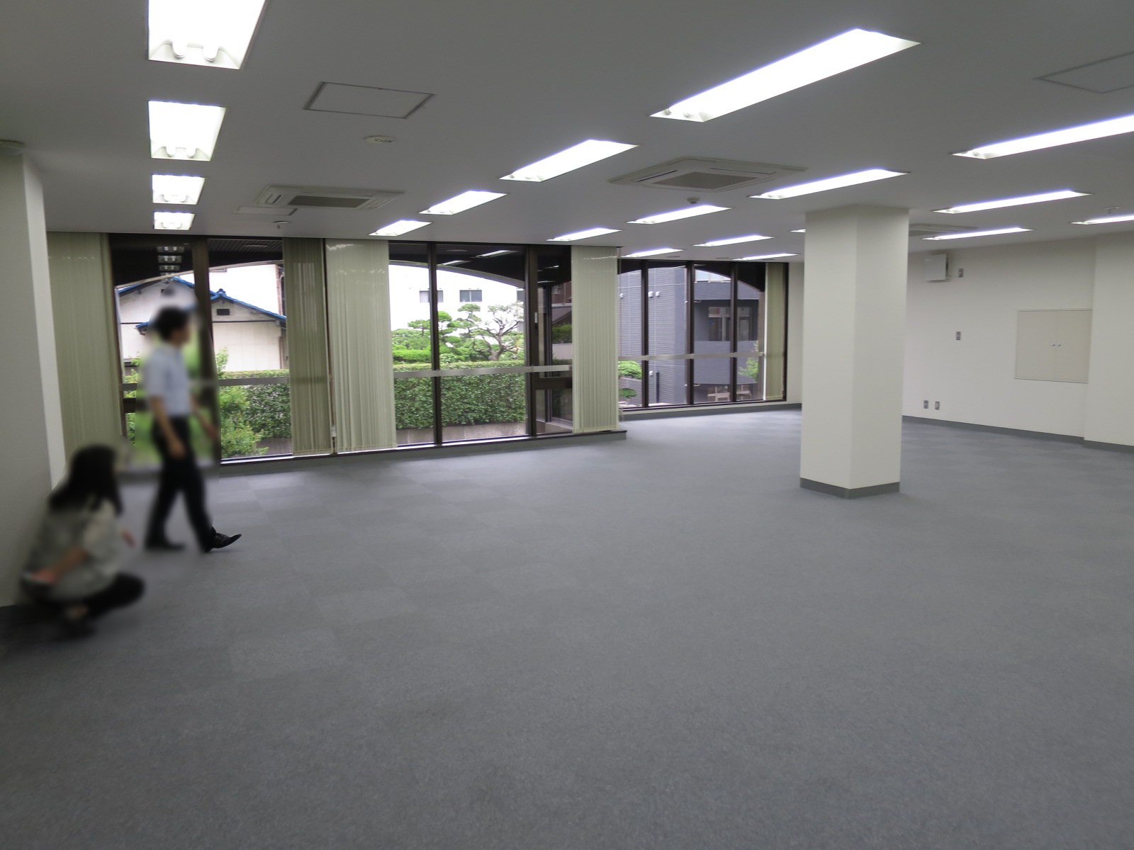 窓際の様子