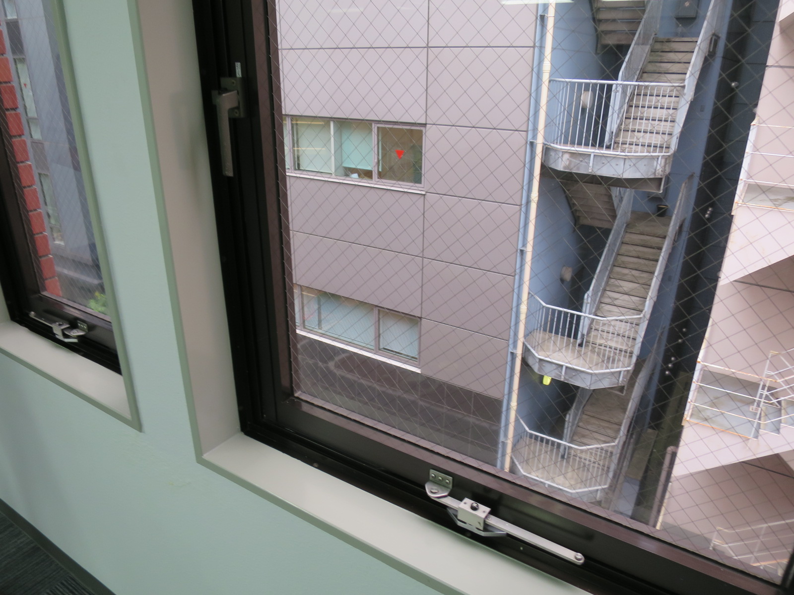 窓際の様子