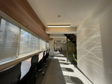 室内端からの様子