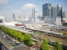 品川駅方面の眺望