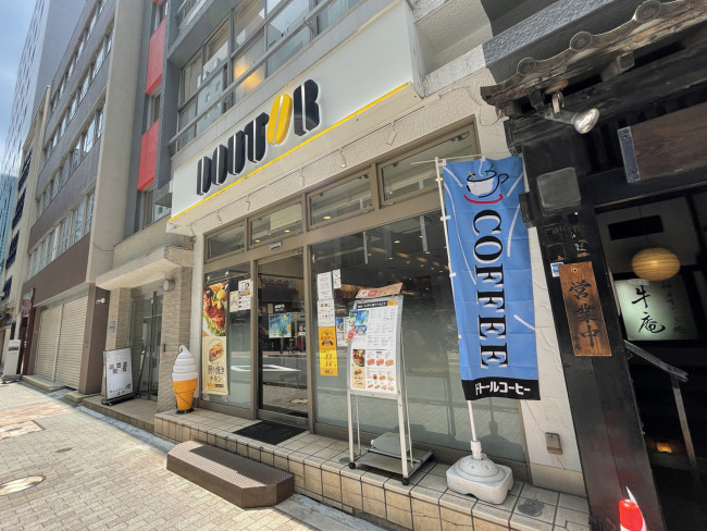 1階のドトールコーヒーショップ銀座6丁目店