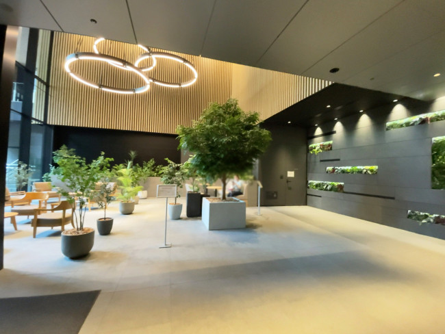 地下1階のロビー