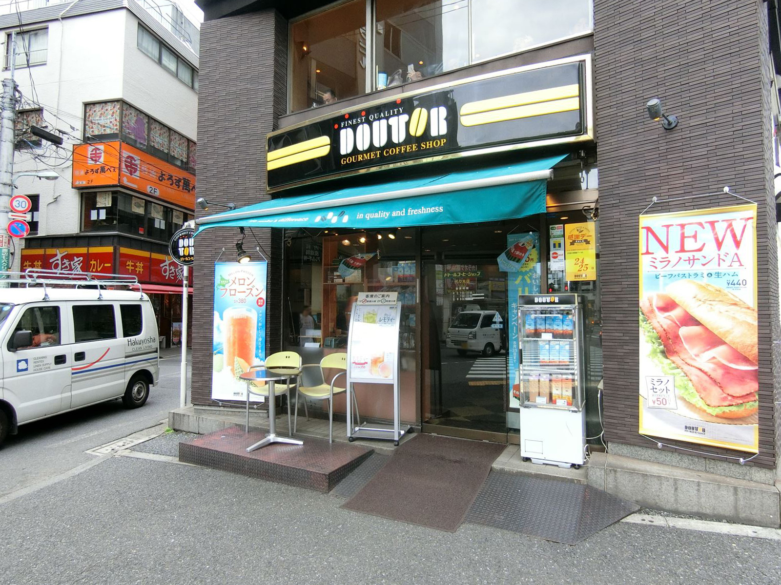 1階のドトール・コーヒー