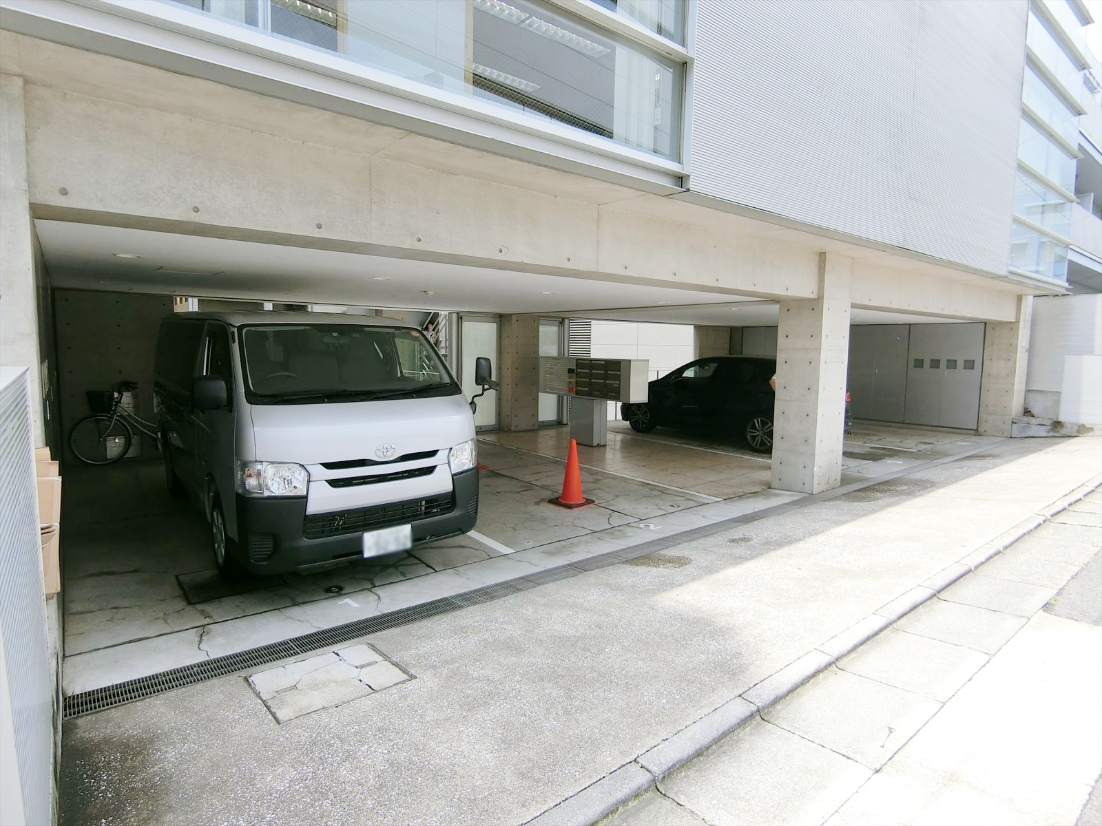 駐車場併設