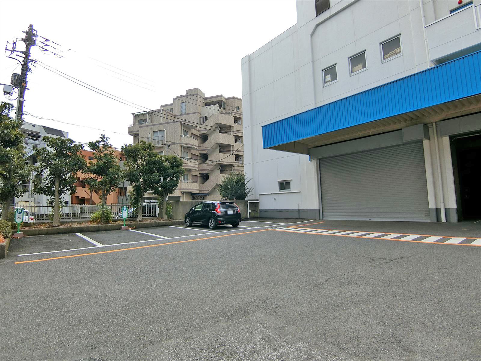 駐車場併設