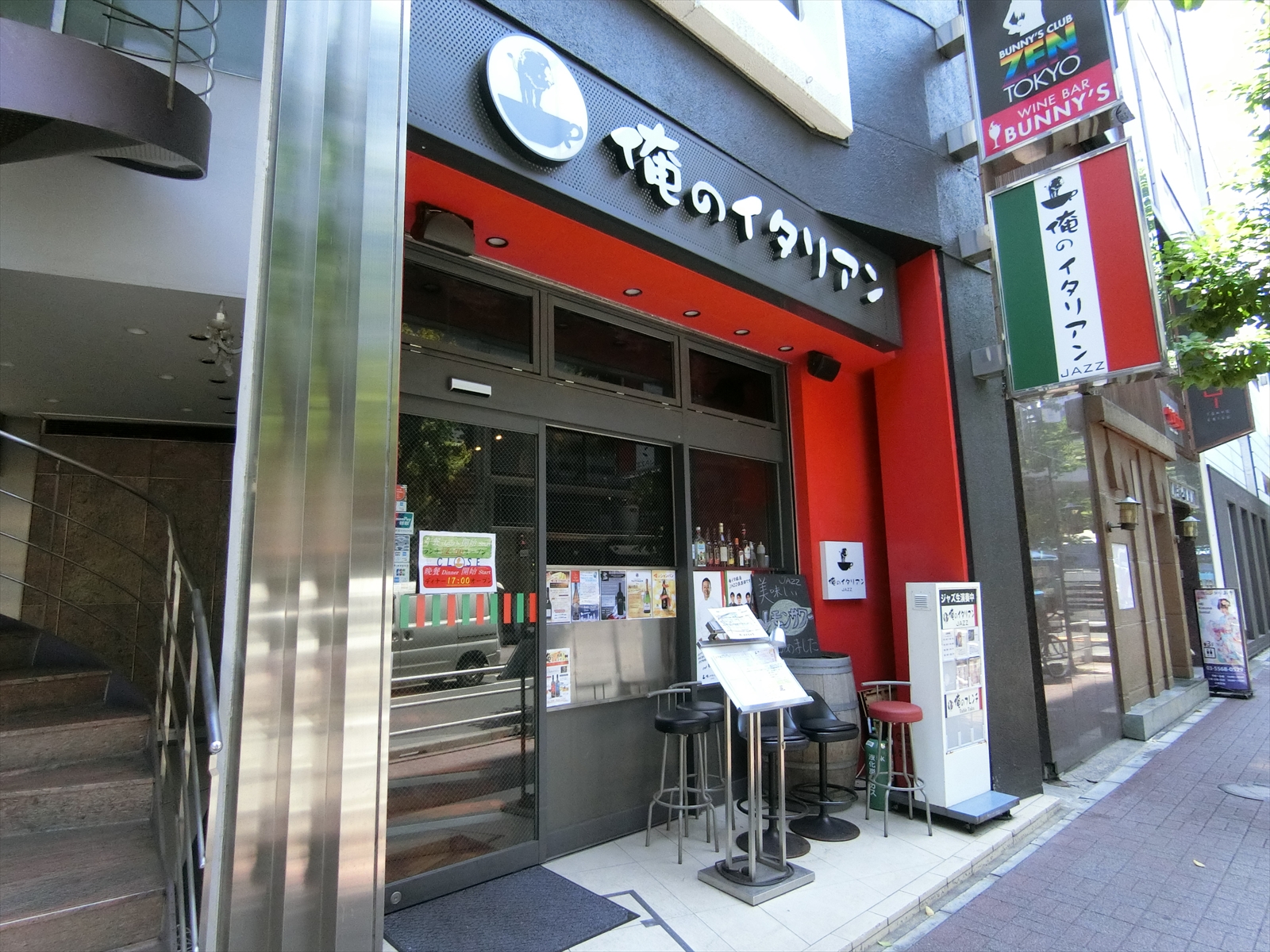 1階のイタリアン飲食店