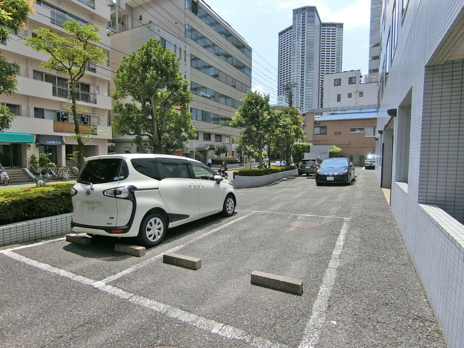 駐車場併設