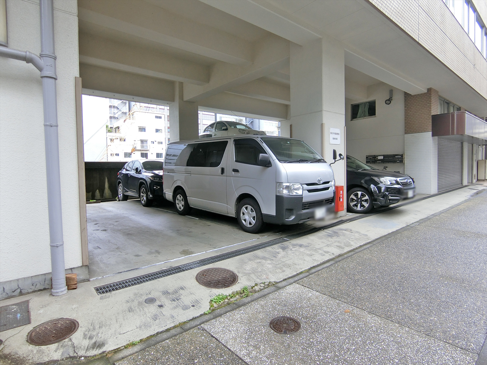 駐車場併設