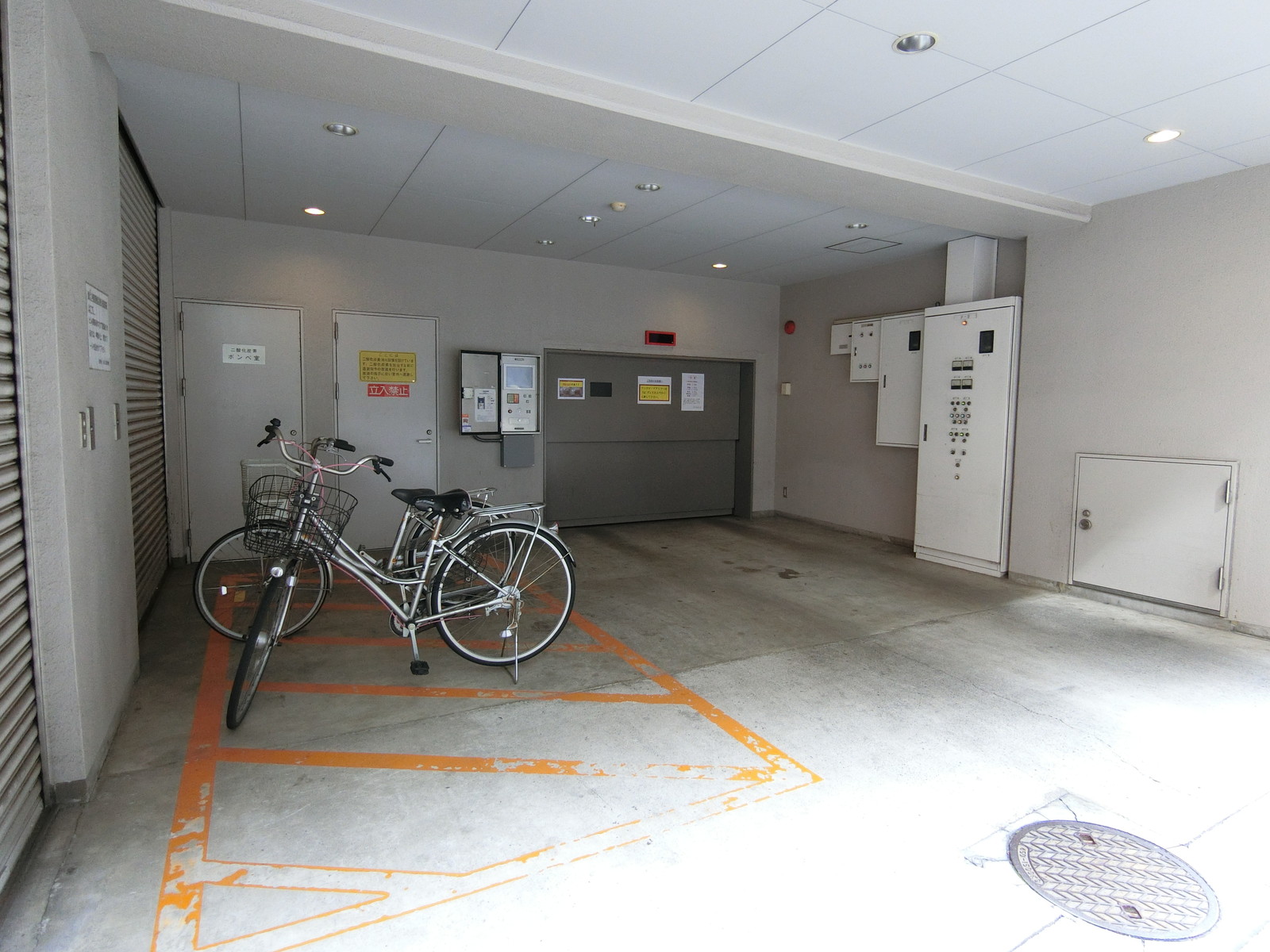 駐車場の様子
