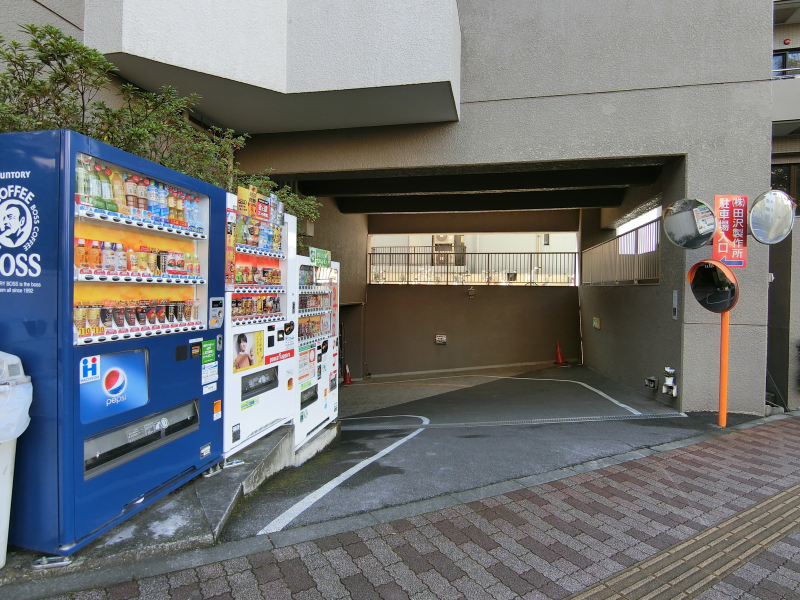 駐車場の様子