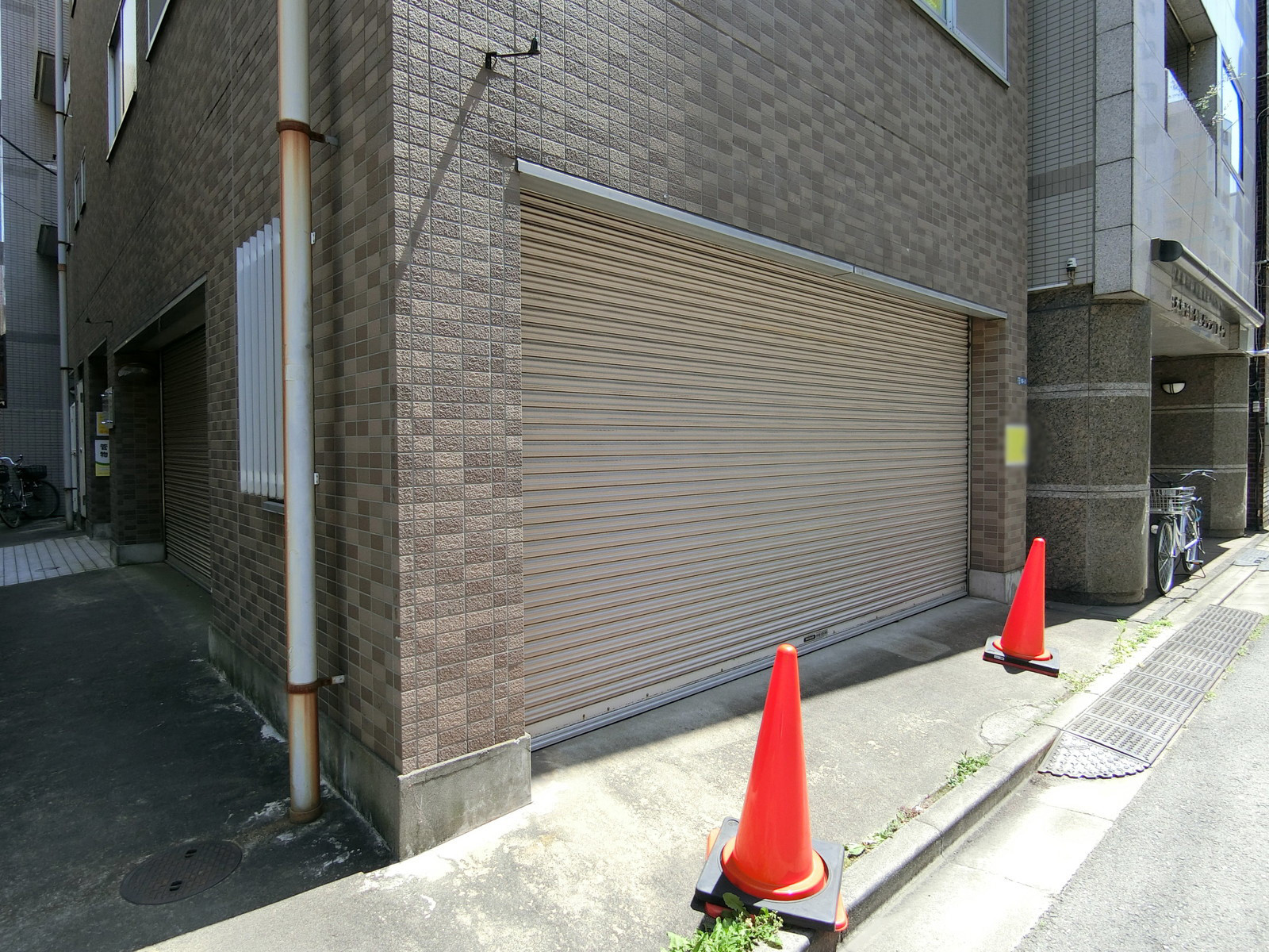 1階シャッターの様子