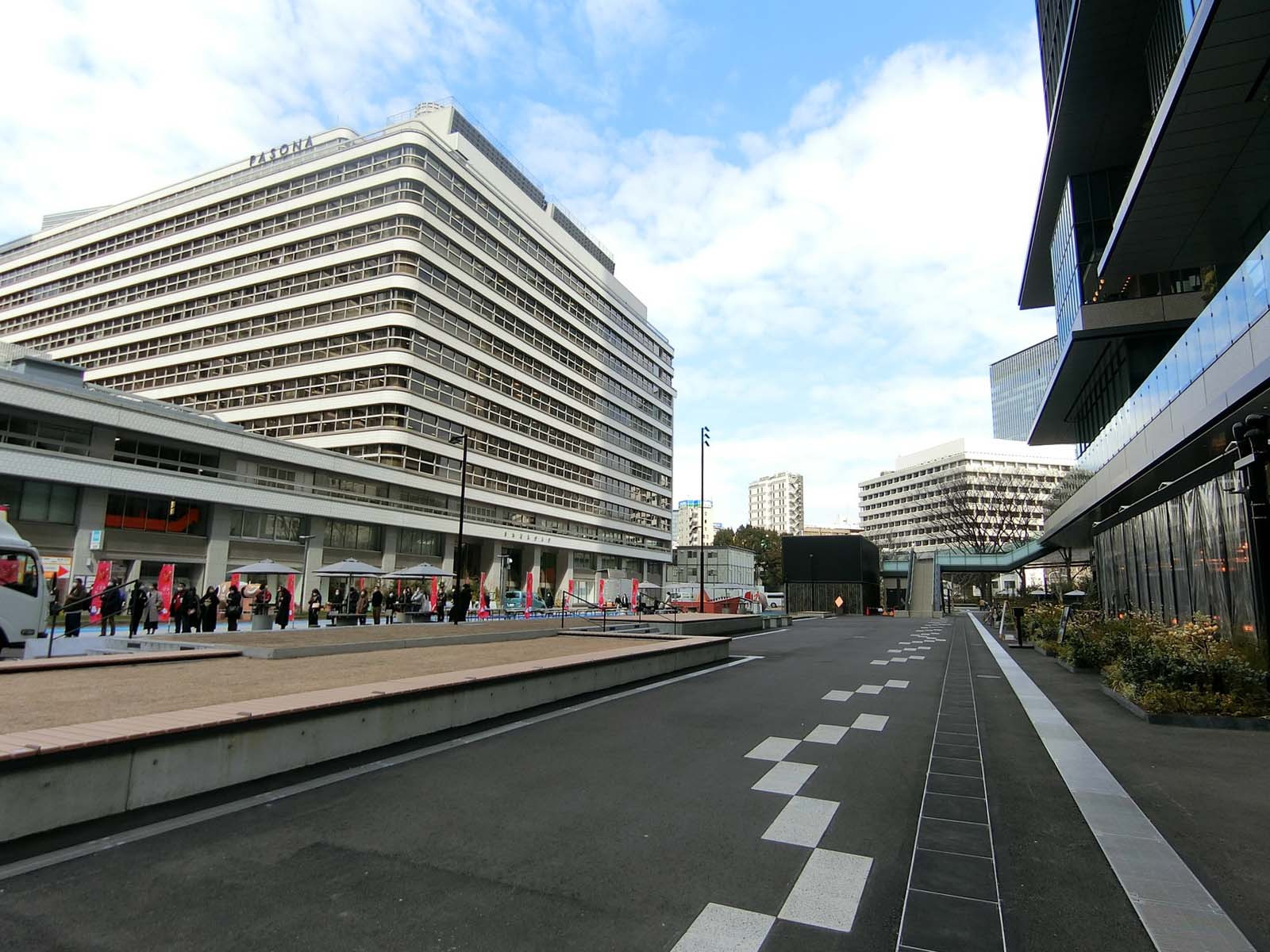 敷地内の公園のTOKYO TORCH PARK