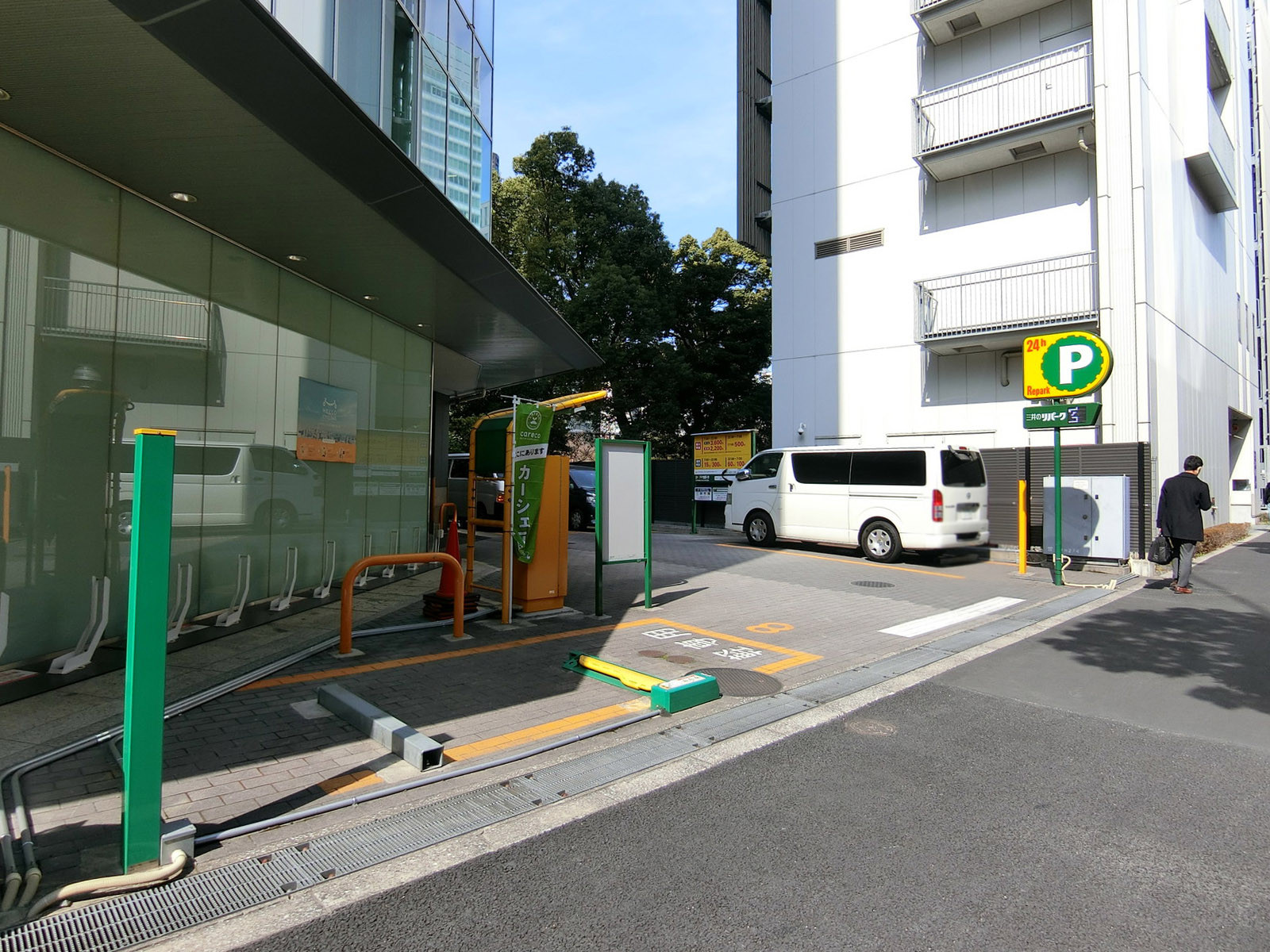 敷地内のコインパーキング