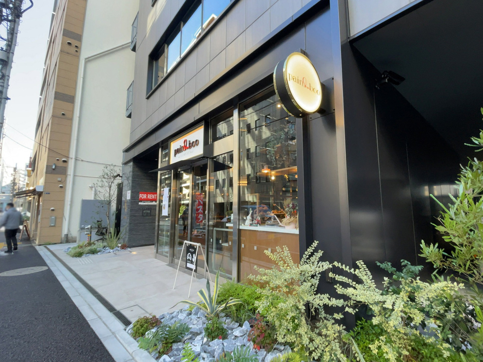 1階のカフェ