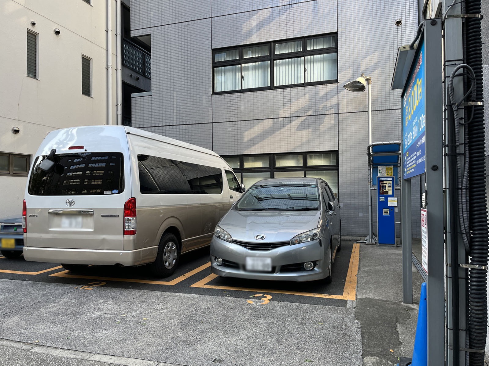 駐車場の様子